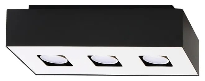 Plafoniera nera Hydra - Sollux