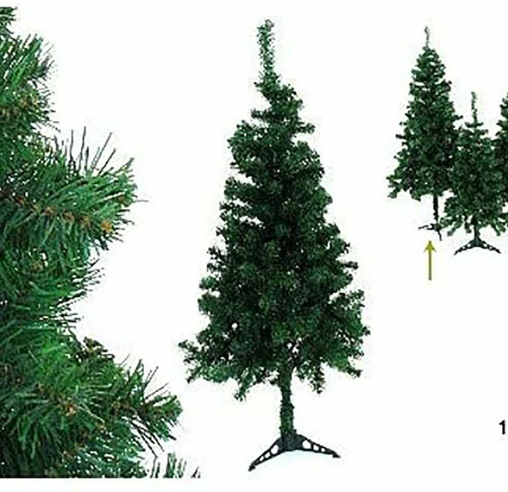 Albero di Natale Verde PVC Polietilene 90 x 90 x 180 cm