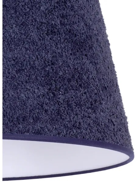 Duolla - Lampada da tavolo BOUCLE 1xE27/15W/230V diametro 28 cm blu/legno