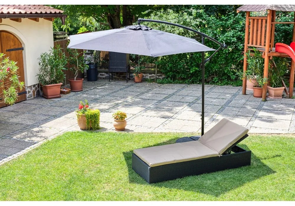 Ombrellone nero ø 300 cm Happy Sun – Bonami Essentials
