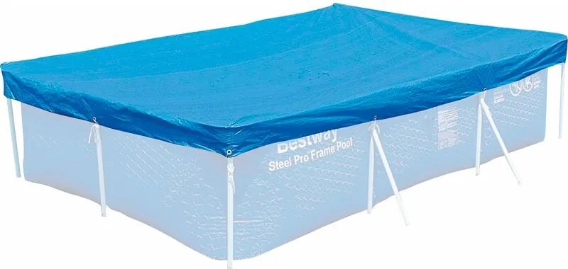 Telo di Copertura per Piscine Rettangolari 300x201cm Bestway Blu