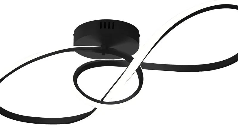 Plafoniera LED moderno ADELAIDE, nero 64x25 cm