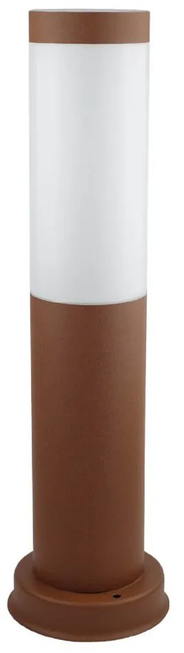 Paletto da Giardino 40cm acciaio inox CORTEN IK06 IP54 base E27