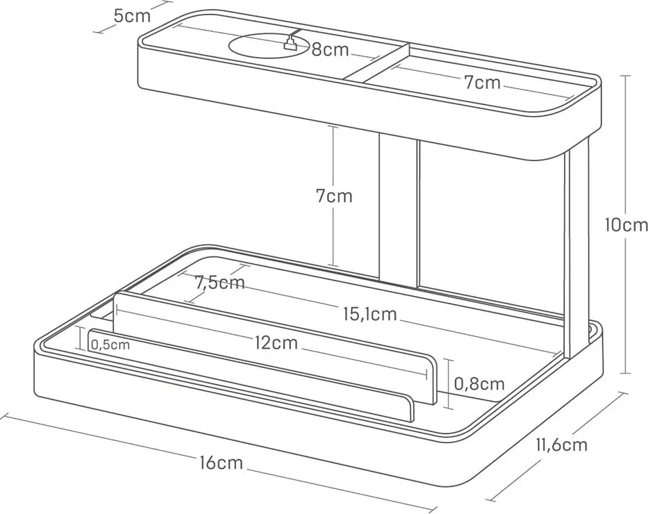 Supporto in metallo per tablet Tower - YAMAZAKI