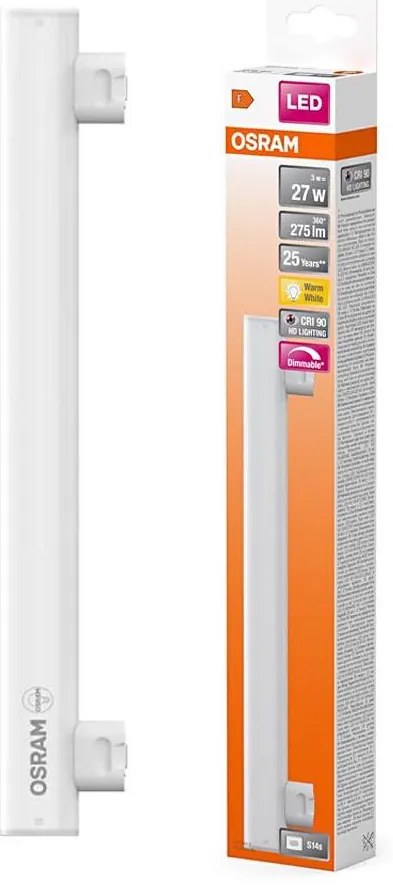 Tubo fluorescente LED dimmerabile S14s/3W/230V 2700K 30 cm CRI 90 - Osram