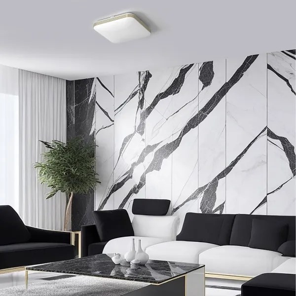 Plafoniera LED da bagno DABAR LED/17W/230V 4000K 33x33 cm IP44