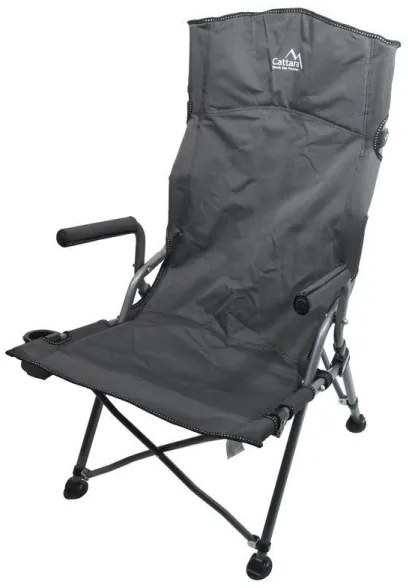 Sedia da campeggio pieghevole grigio