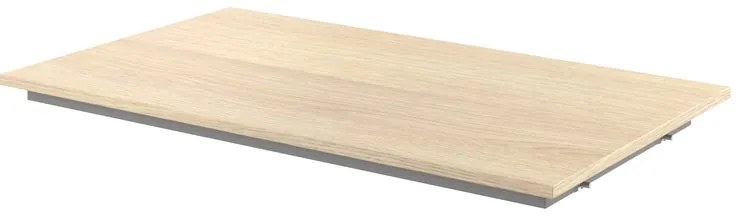 Top per lavabo  SENSEA L 60 x H 1 x P 35.5 cm miele truciolare, legno effetto naturale