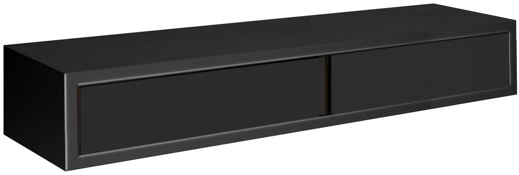 Mensola a muro Domino rettangolare in mdf L 88.2 x H 13.4 x P 20 cm