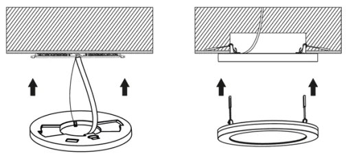 Ecolite WPCB2-24W/HF/BI - Pannello LED con sensore LEXA LED/12/18/24W/230V
