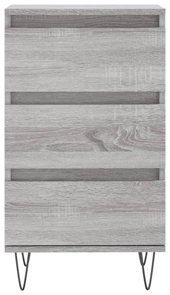 Credenza grigio sonoma 40x35x70 cm in legno multistrato