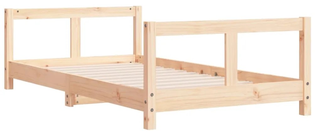 Giroletto per bambini 80x160 cm in legno massello di pino