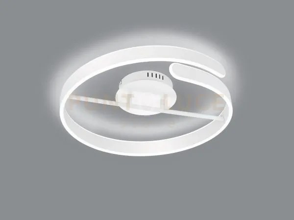 Parma plafoniera led 37w 4500lm, 4000k bianca con dimmerazione ad i...