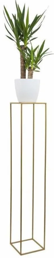 Portafiori 100x24 cm oro