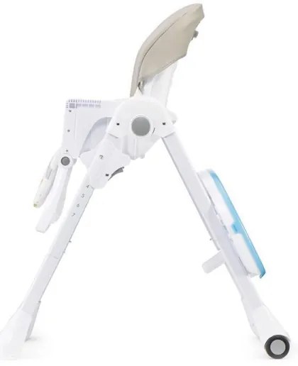 KINDERKRAFT - Sedia da pranzo per bambini YUMMY beige/bianco