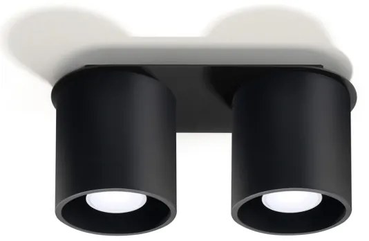 Sollux SL.0054 - Faretto ORBIS 2 2xGU10/40W/230V nero
