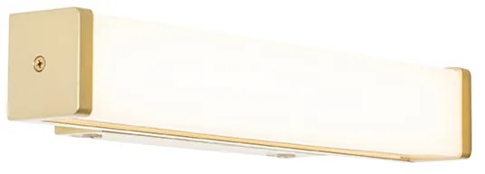 Applique da parete per bagno in ottone 32 cm con LED IP44 - Cascada