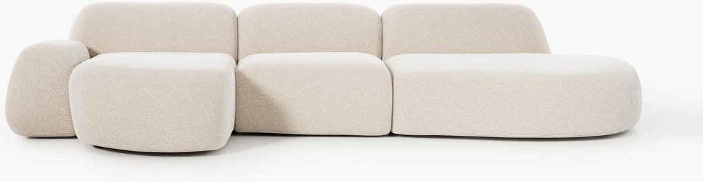 Divano angolare componibile 4 posti con chaise longue Wolke