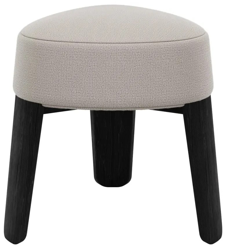 Sgabello nero/beige Kuon - Blomus