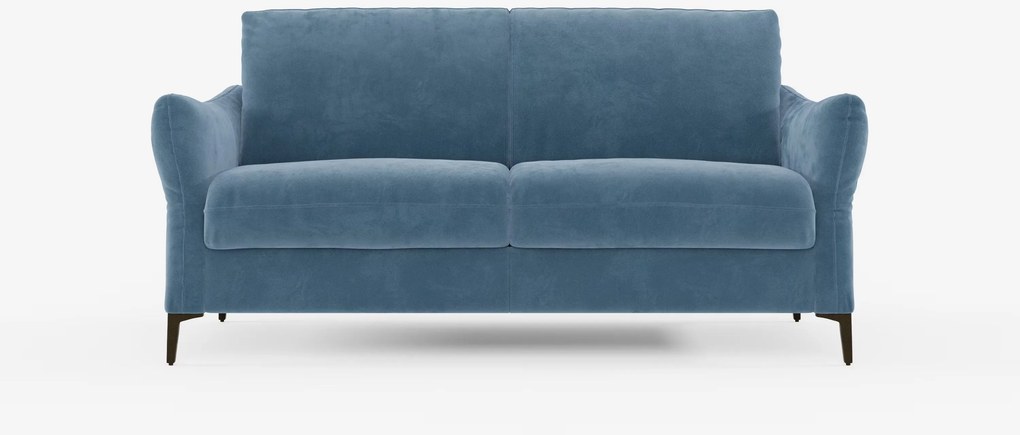 Dalia divano letto 2, 3 e 4 posti con materasso H18 in moderno tessuto vellutino smacchiabile T30