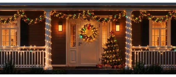 Govee - Catena natalizia a LED RGBICW per esterni 2700-6500K 20m Wi-Fi Matter IP66