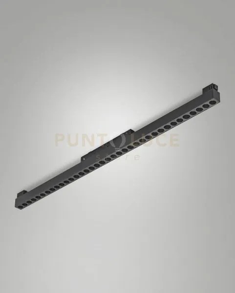 Ermes modulo lineare optics nero 3000k 24° 28w 3012lm dimmerabile ...