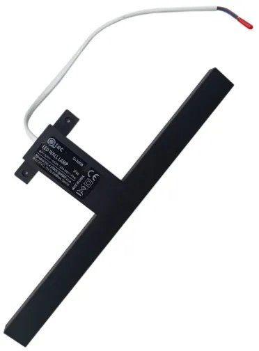 Illuminazione specchio bagno LED/8W/230V 4000K 50 cm IP44 nero