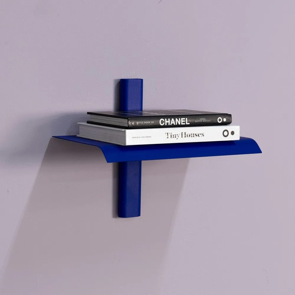 Mensola blu in metallo 28 cm Hola – Spinder Design
