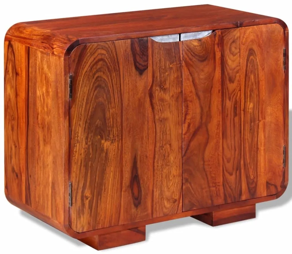 Credenza in Legno Massello di Sheesham 75x35x60 cm