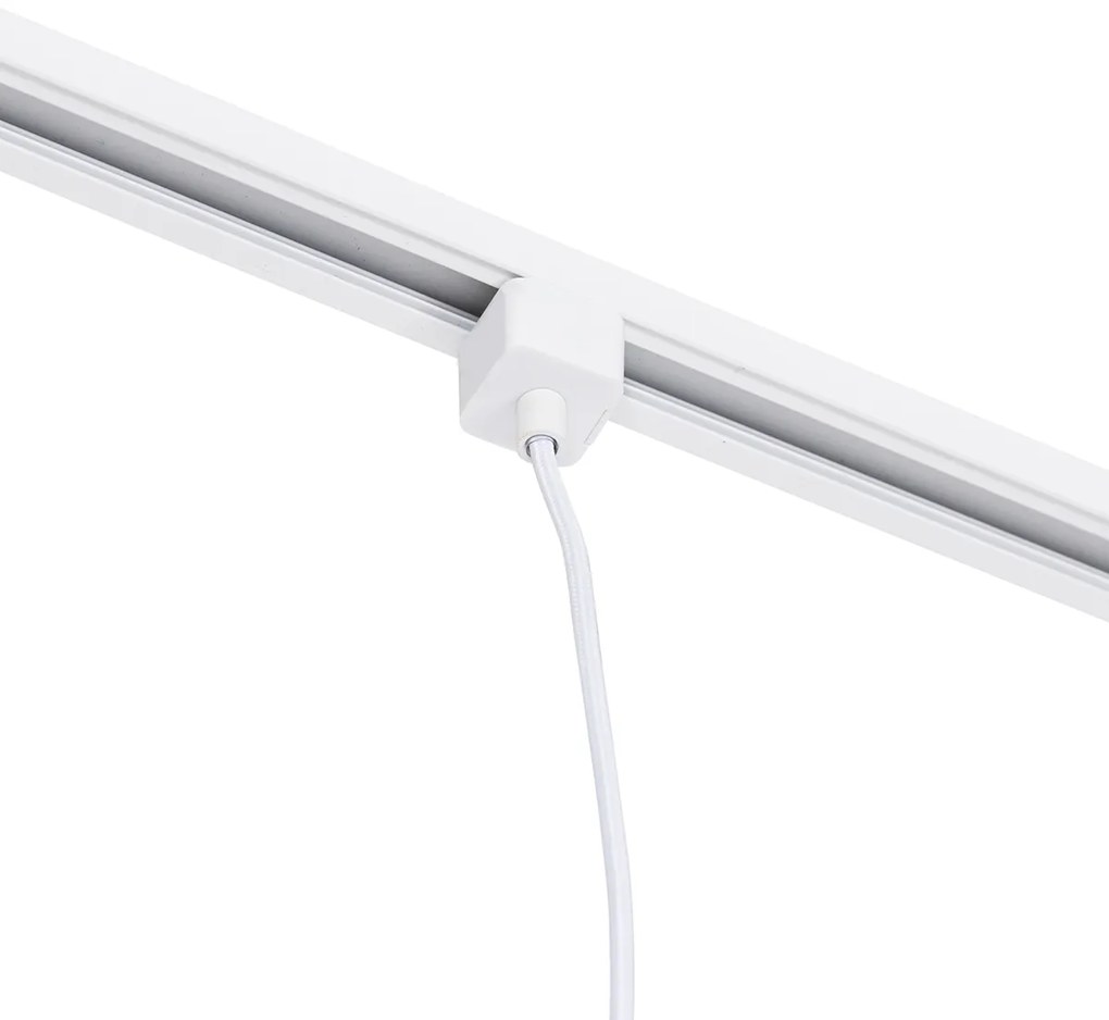 Lampada a sospensione bianca per sistema a binario monofase - Iconic Cavalux
