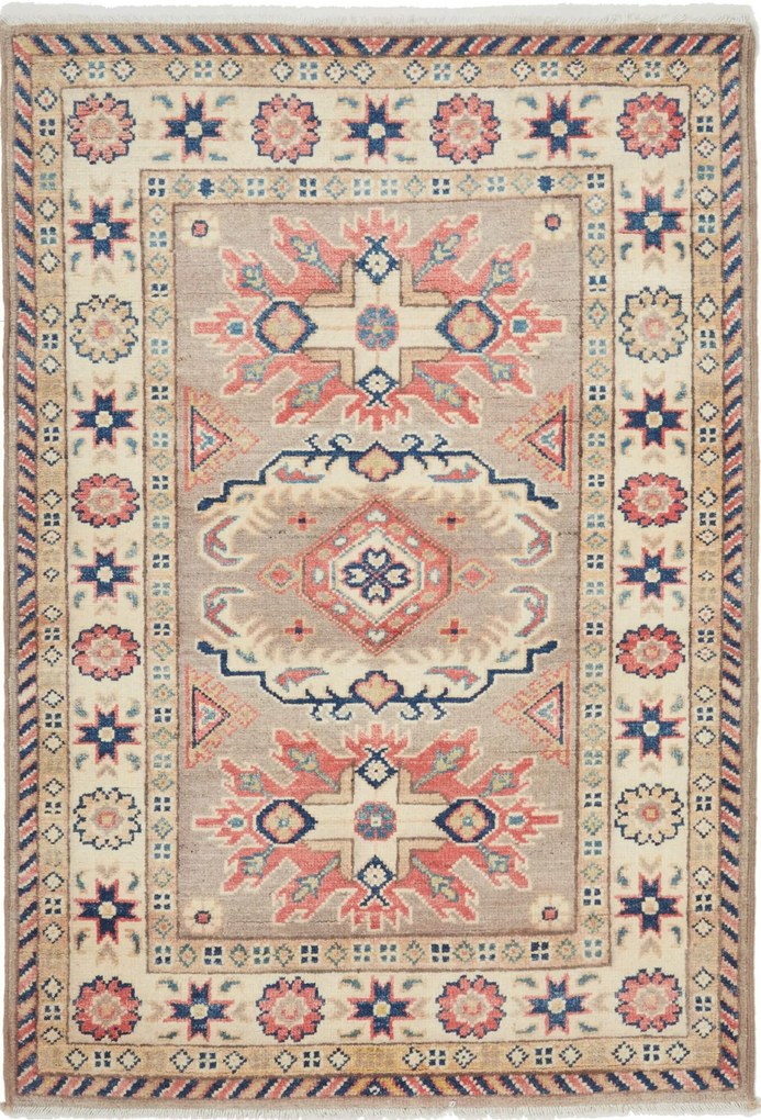 Kazak Tappeto orientale 90x120 (Pakistan) Annodato A Mano