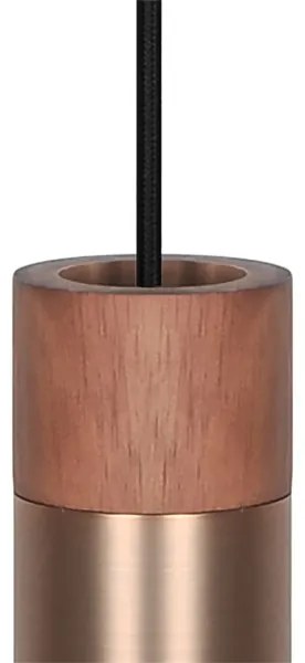 Nordlux - Lampadario su cavo TILO 1xGU10/15W/230V ottone