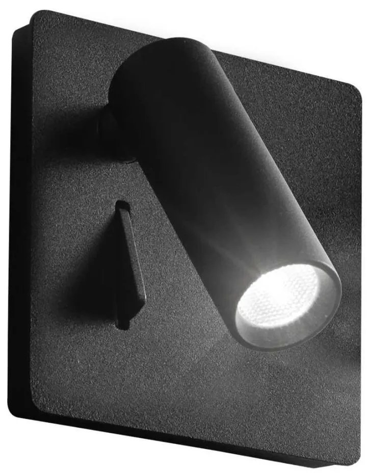 Ideal Lux - Applique LED LITE LED/3W/230V CRI 90 nero