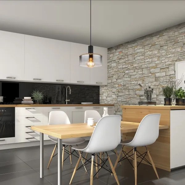 Globo 15551H2 - Lampadario a sospensione con filo CLASSIS 1xE27/15W/230V