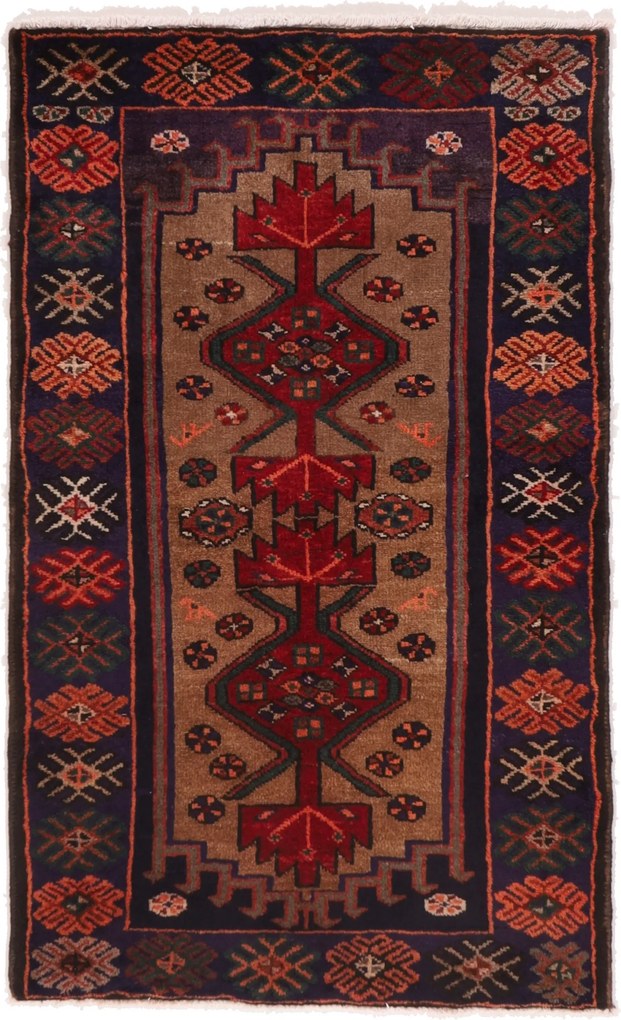 Hamedan Tappeto persiano 150x90 (Iran) Annodato A Mano