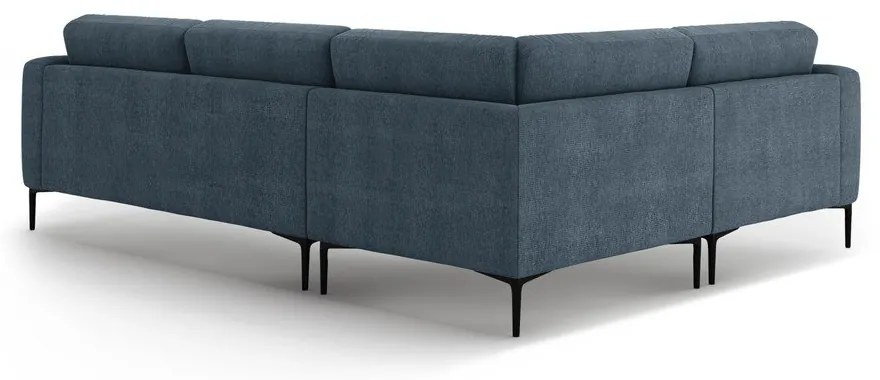 Divano angolare blu scuro (con penisola a sinistra/a L) Bemy – Micadoni