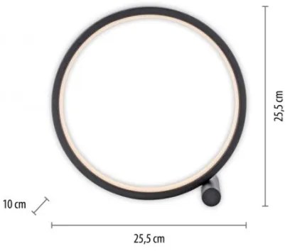 JUST LIGHT. 15395-18 - Lampada da tavolo LED MINI RITUS LED/10,5W/230V nero