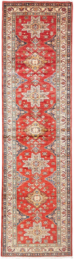 Kazak Tappeto 310x80 (Pakistan) Annodato A Mano