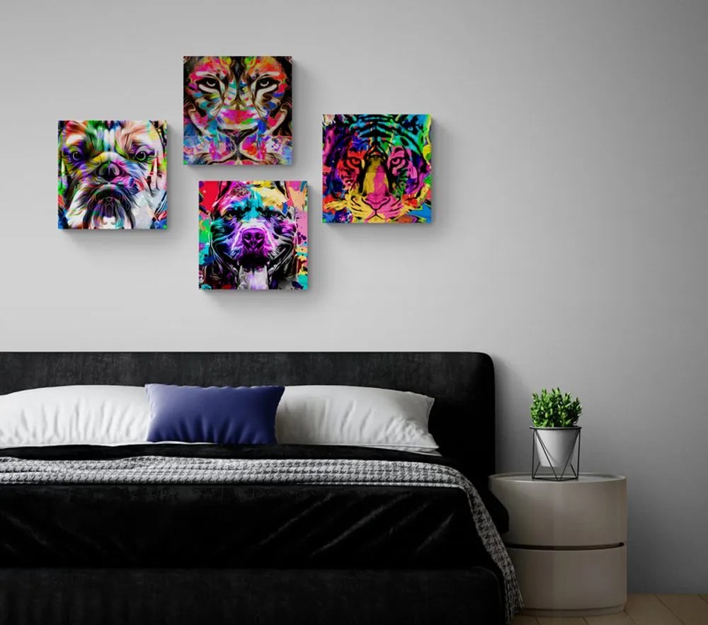 Set di quadri – In interessante stile pop art