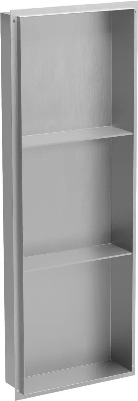 Mexen X-Wall-NR mensola a nicchia senza flangia con ripiano 90 x 30 cm, inox - 1911903010S