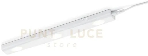 Applique a parete reglette led bianco 3 punti luce aragon 273170301