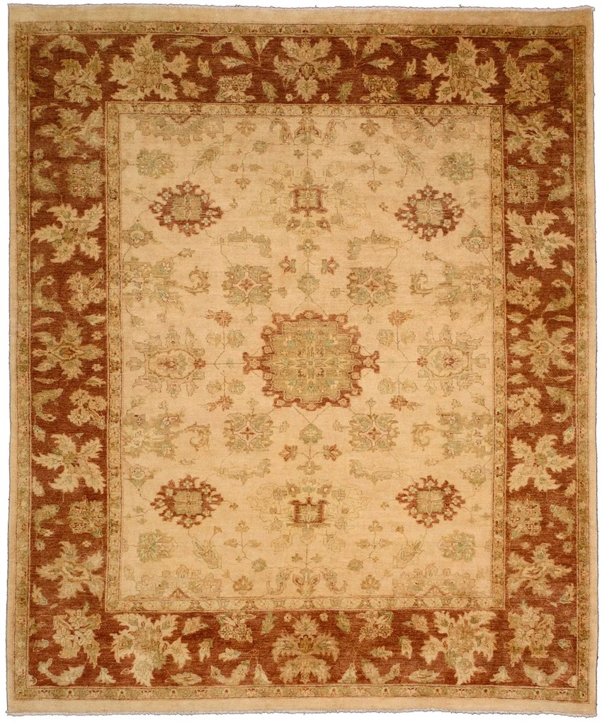 Ziegler Tappeto orientale 280 x 240 Beige (Pakistan) Annodato A Mano