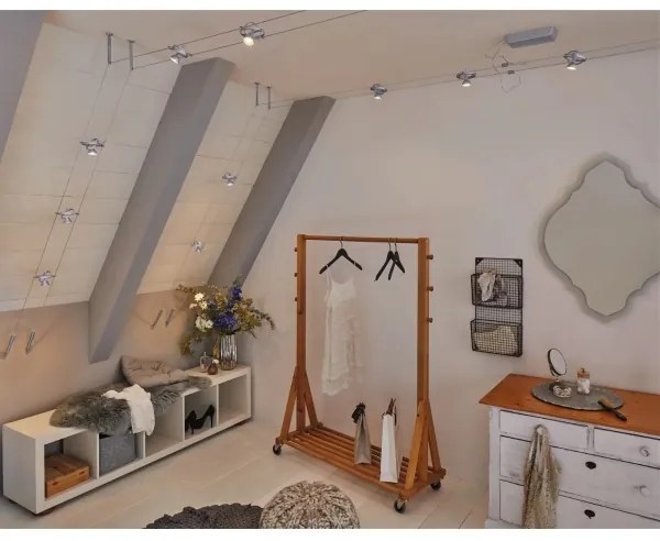 Paulmann 94437 - 1xGU5,3/10W Faretto orientabile per sistema a cavo CARDAN 12V