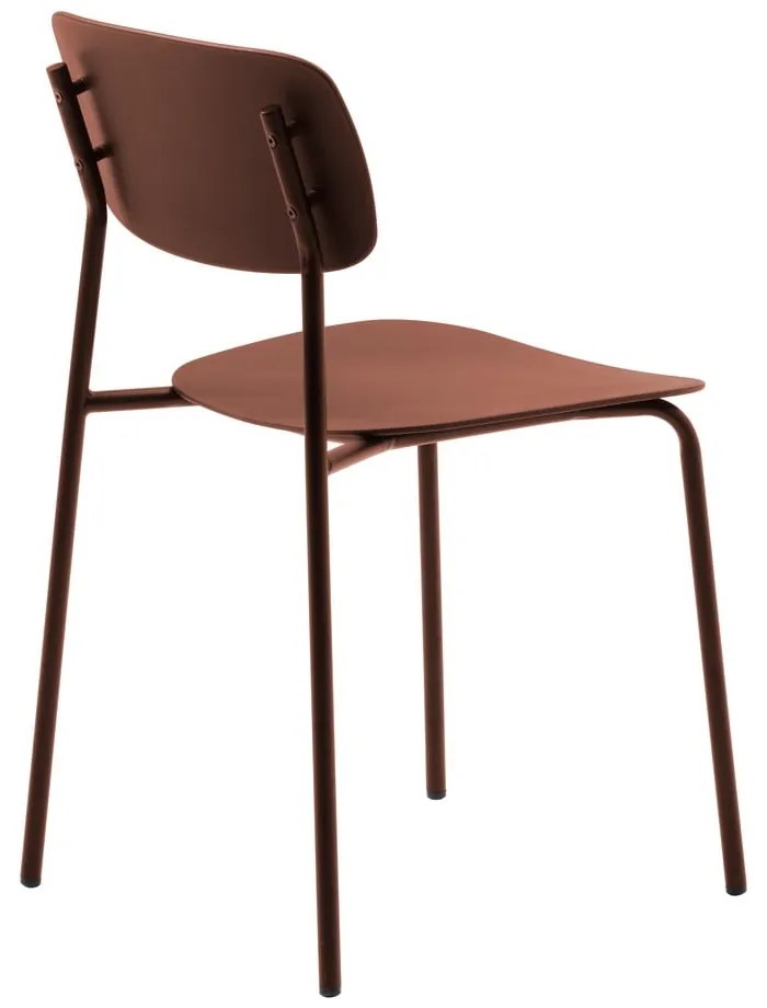 Sedie da pranzo in set color terracotta 2 pz Kirkland – Unique Furniture