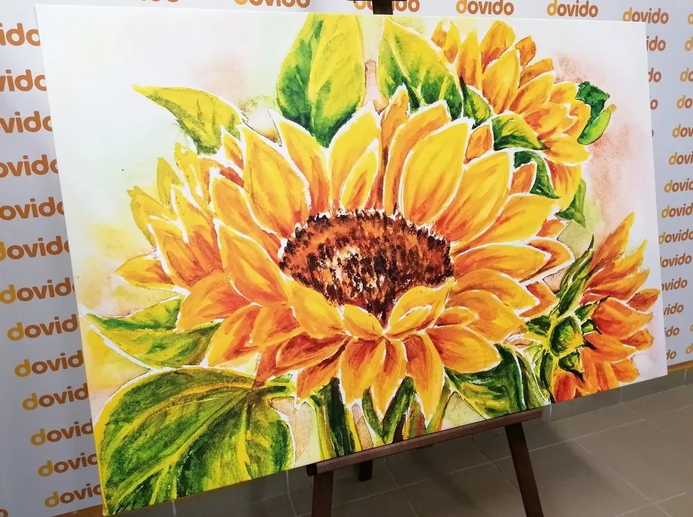 Stampa su tela – Splendido girasole