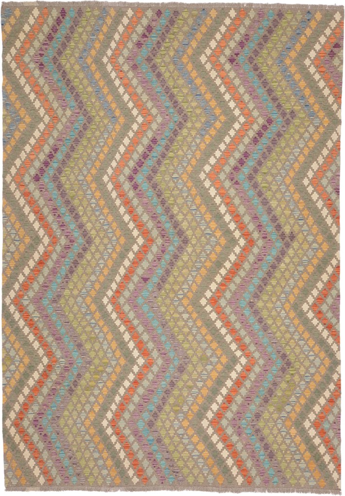 Kilim Tappeto 300x210 (Afghanistan) Annodato A Mano