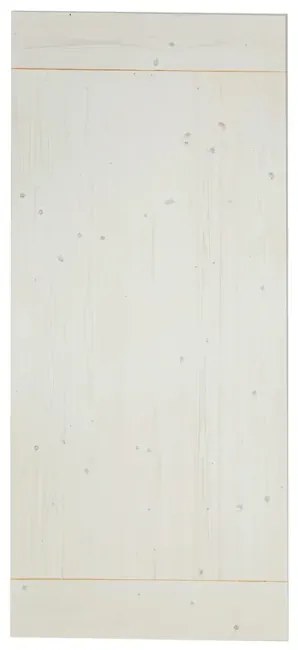 Anta per porta scorrevole Smooth in legno massello bianco L 96 x H 215 cm reversibile