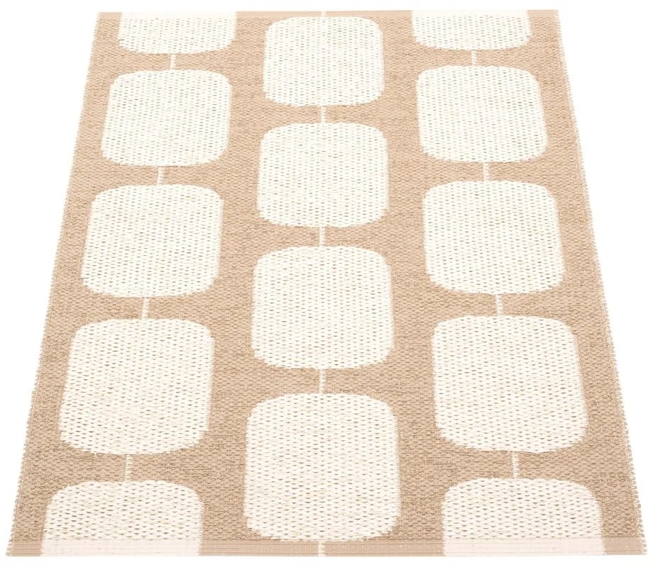 Tappeto da interno/esterno beige/color crema 70x100 cm Sten Light Nougat – Pappelina