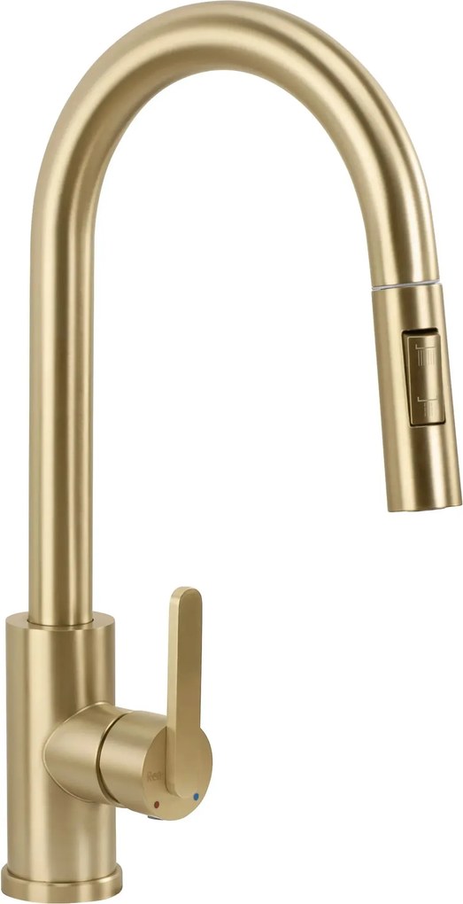Rubinetto da cucina REA Ontario Brush Gold