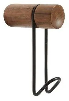 Woud - Around Wall Hanger Small Walnut/Black Woud